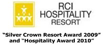 Plum Tree Club is the proud recipient of the Resort Condominium International (RCI) Silver Crown Resort Award for 2009 and the Hospitality Award for 2010 Plum Tree Club is the proud recipient of the Resort Condominium International (RCI) Silver Crown Resort Award for 2009 and the Hospitality Award for 2010